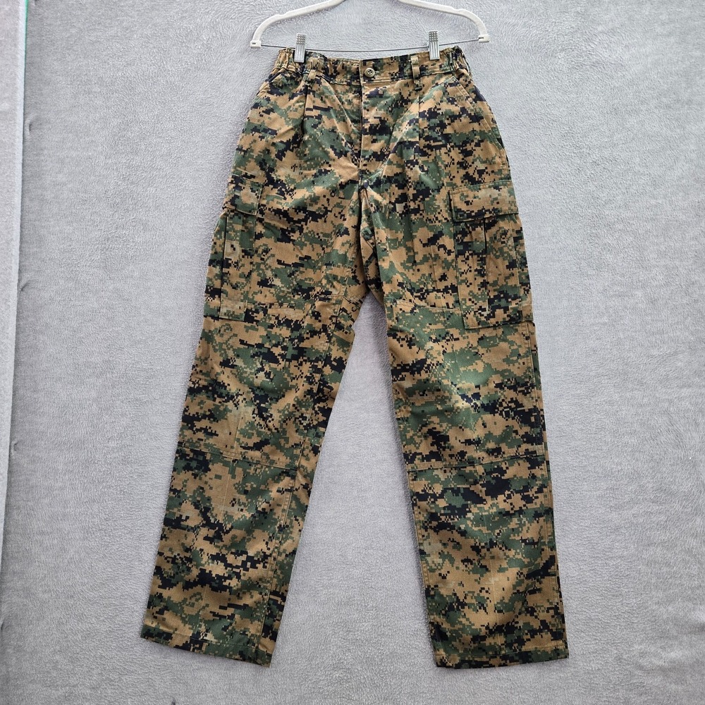 US Navy Men Pants‎ Small Green Digital Camo Woodland Marpat MCCUU Cargo Type III
